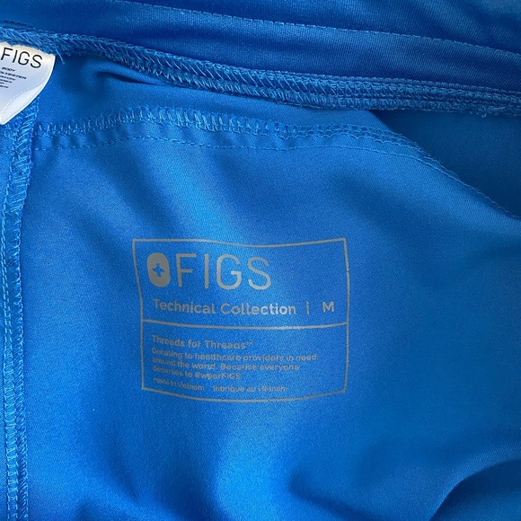 Figs scrub pant. Royal blue color. Kade cargo style - Picture 2 of 2